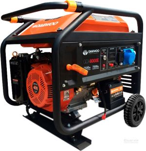 Генератор бензинов с електронен старт 7.5kW GDA8000E DAEWOO