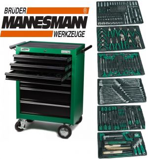 Количка с инструменти 321ч Mannesmann ГАРАНЦИЯ 5год