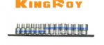 Вложки Е-Torx комплект 14бр. 1/4&3/8&1/2'' KingRoy