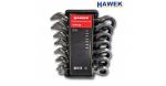 Ключове с тресчотка къси 8-19мм к-т 7бр Hawek